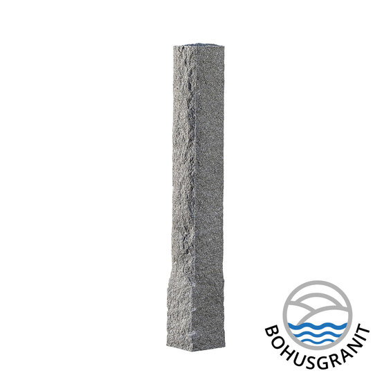 Granitstolpe Bohus 170x20x20 cm Rustik